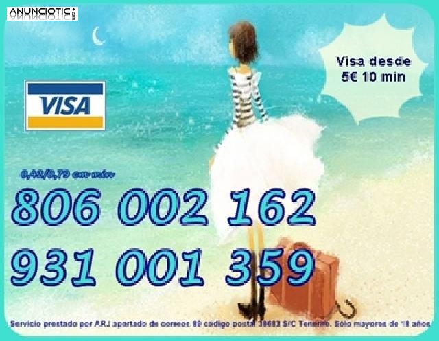 Tarot El Reencuentro por s&oacute;lo 0,42 cm min. Visa 5� 10 min.