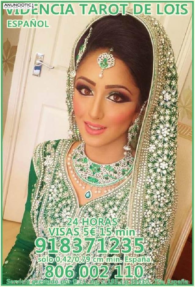 Tarot economico Lois Visa 918 371 235 desde 5� 15mtos,