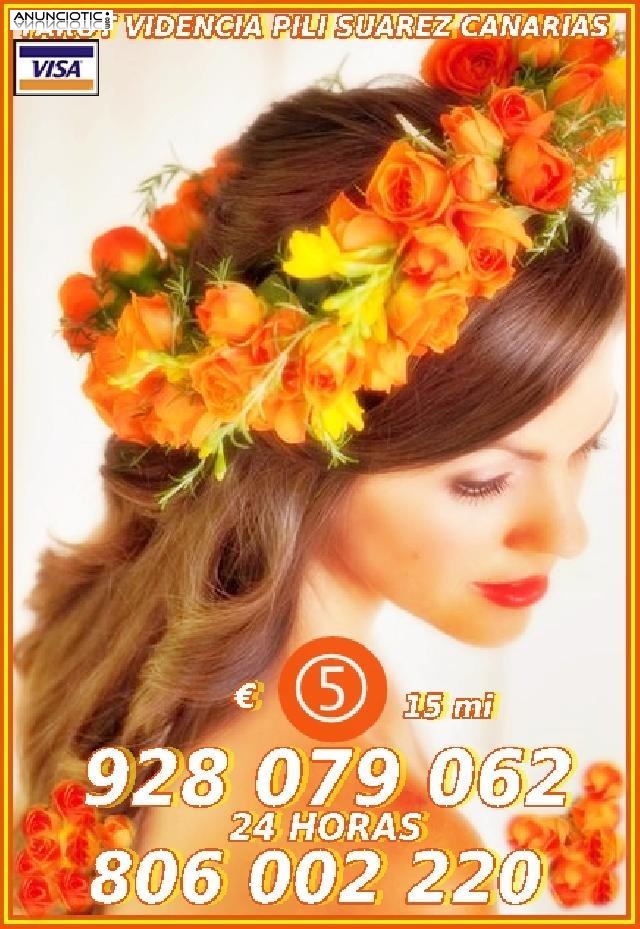 Oferta tarot Pili Suarez Barato Visa  desde 5� 15 mtos 928 079 062 las 24 h