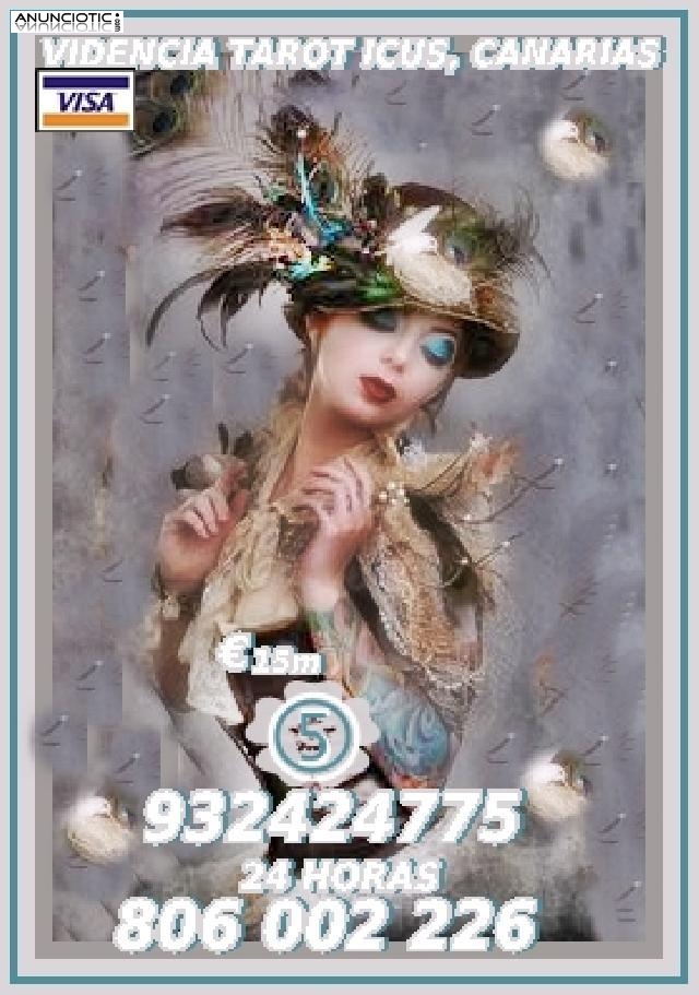 Oferta tarot Barato Icus 932 424 775  Visa  desde 8� 20 mtos las 24 horas a