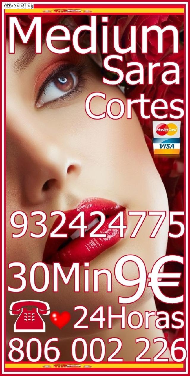 Tarot  Sara Cortes 932 424 775  desde 4� 15 min, 7� 20mts 9� 30mts. 60M 