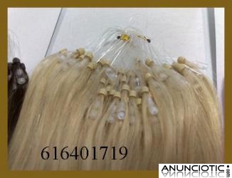 Oferta, pongo extensiones microloop pelo natural incluido a 1,5� c/u zaragoza