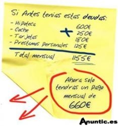 &iquest;Busca Agrupar su Pr&eacute;stamos, Hipoteca y Tarjetas?