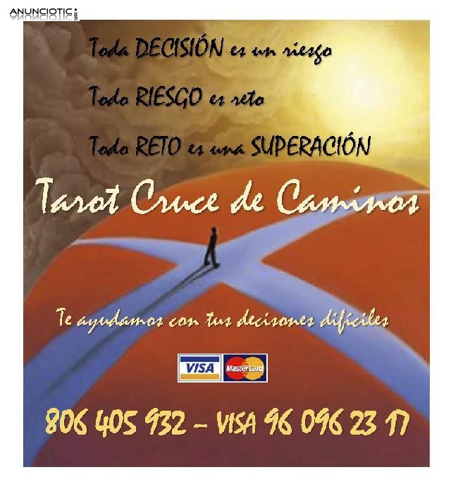 Tarot cruce de caminos. Decisiones dif&iacute;ciles. Superate a ti mismo/a