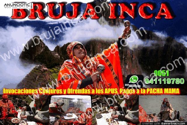 AMARRES A DISTANCIA &Uacute;NICOS EN EL MUNDO BRUJA INCA 
