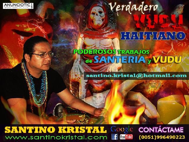 SANTINO KRISTAL realiza VERDADEROS HECHIZOS VUD&Uacute;. 100%SEGUROS