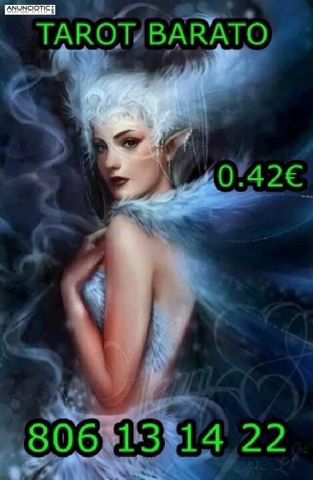 Tarot barato fiable 0.42� videncia MINERVA 806 13 14 22 