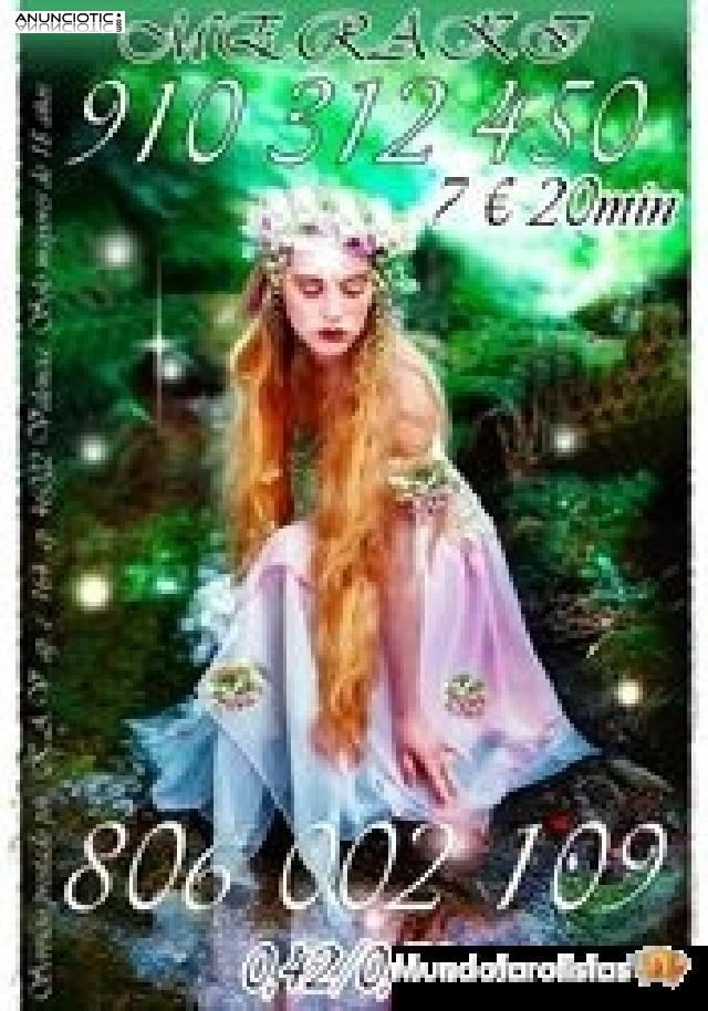 CONSULTA DIRECTA Y CONFIDENCIAL VISA 5� 15 min. 910312450 TAROT Y VIDENCIA