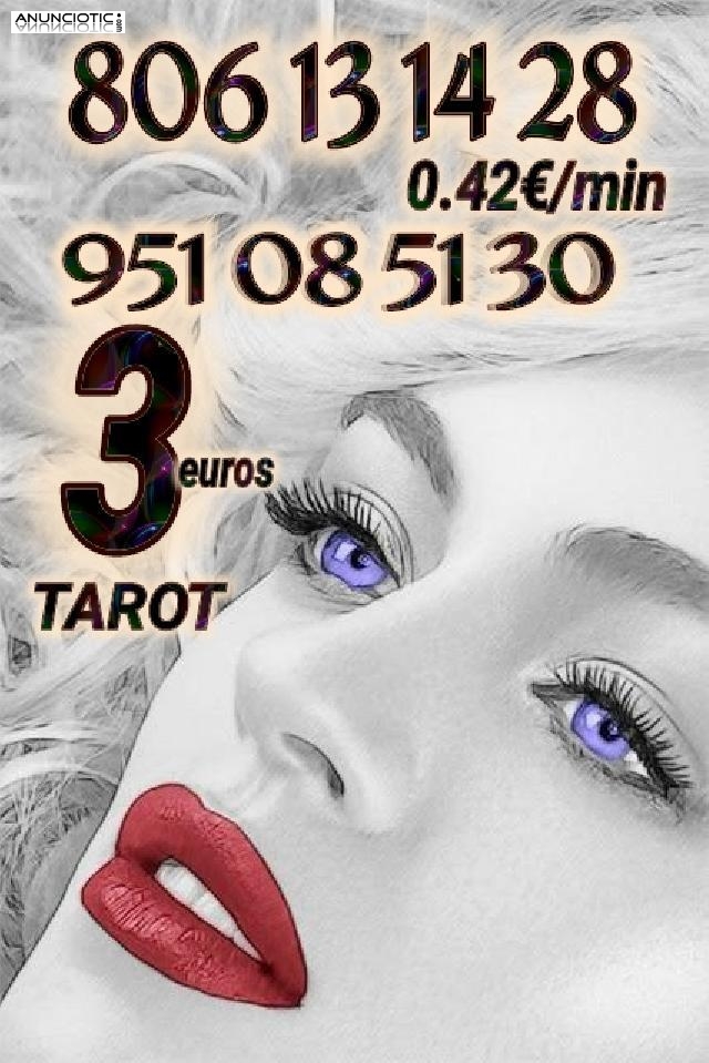 3 euros tarot y videntes 806 desde 0.42�/minutos //