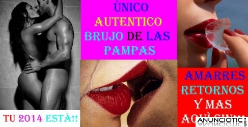 AUTENTICO REAL &Ugrave;NICO BRUJO DE LAS PAMPAS DIRCTO AL CORAZ&Ograve;N VOY 