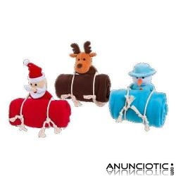 Manta Navide&ntilde;a con Juguete de cuerda para Perros y Gatos