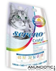Arena diagnosticadora enfermedades urinarias gato Sereno Cristal