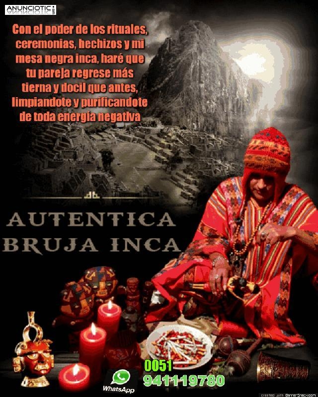 AMARRES SOLO CON FOTO &Uacute;NICOS EN EL MUNDO BRUJA INCA