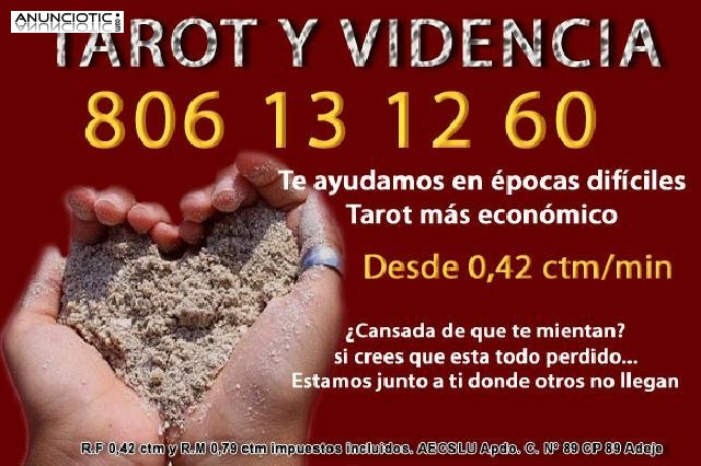 En cada consulta de tarot entrego lo mejor de m&iacute;� 806 13.12.60