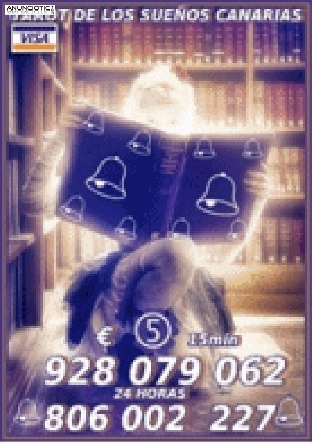 Tarot barato de Espa&ntilde;a SUE&Ntilde;OS 5� 15min 928 079 062. Tarot barato 806 002 po