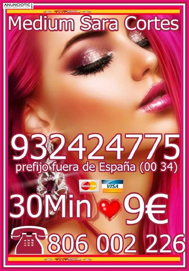 Tarot  Sara Cortes 932 424 775  desde 4� 15 min, 7� 20mts 9� 30mts. 60M 20 