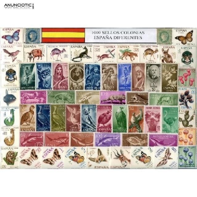 Cambio sellos de Ex Colonias Españolas por Europa 3x1