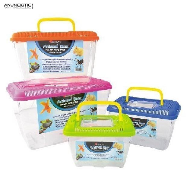 Transport&iacute;n para traslado de roedores, reptiles, peces e insecto