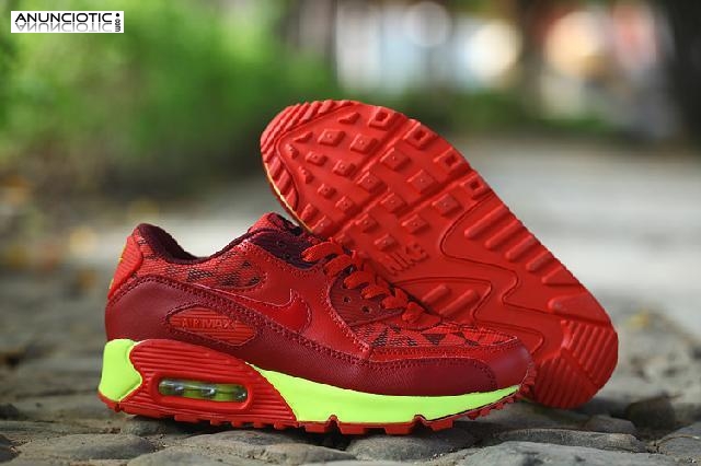 s&oacute;lo � 35 para nike air max 90, nike free run, nuevo equilibrio, zapatos mu