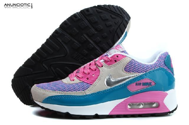 s&oacute;lo � 35 para nike air max 90, nike free run, nuevo equilibrio, zapatos mu