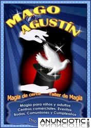 MAGO AGUST&Iacute;N magia de cerca y EL TALLER DE MAGIA