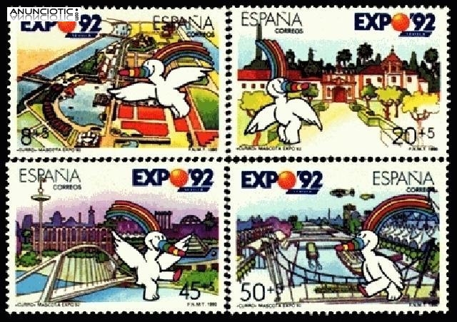 Cambio sellos 3x1 de Espa&ntilde;a y Andorra. 