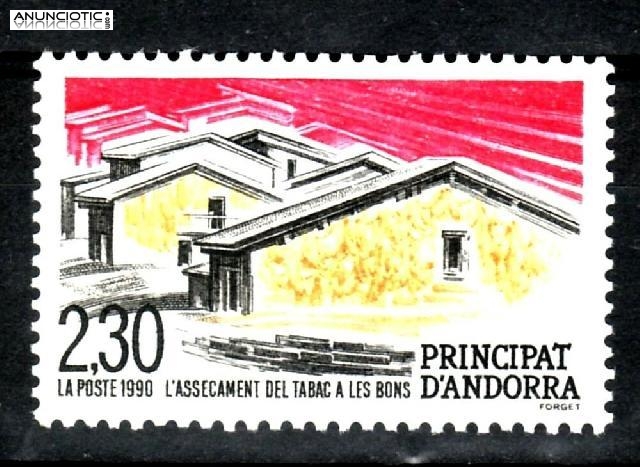 Cambio sellos 3x1 de Espa&ntilde;a y Andorra. 