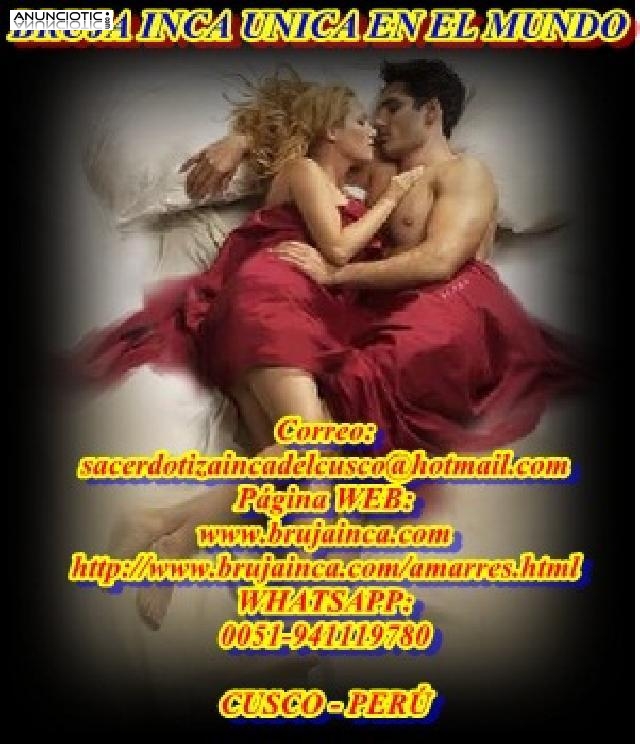 AMARRES TEMPORALES &Uacute;NICOS EN EL MUNDO/BRUJA  INCA