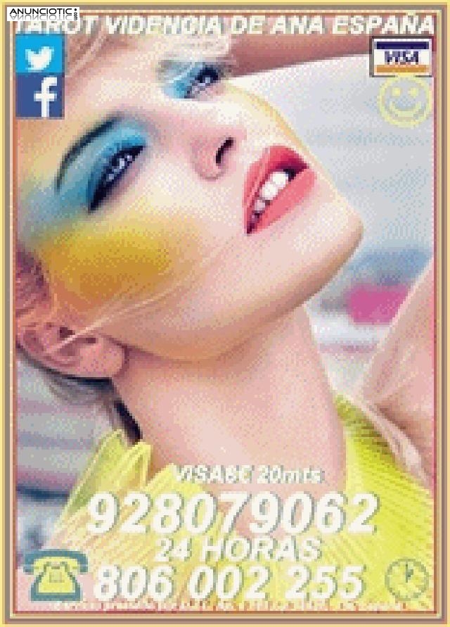 Tarot De Ana Visa 928079062 Economica 5�/15M Y 8�/20 M De Espa&ntilde;a