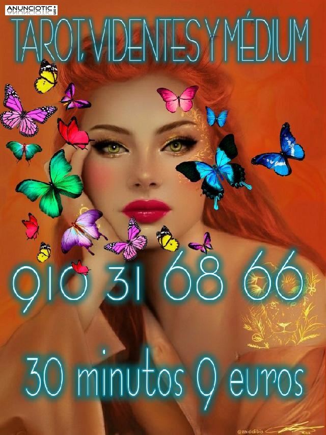 Tarot, videncia y m&eacute;dium 30 minutos 9 euros visa 