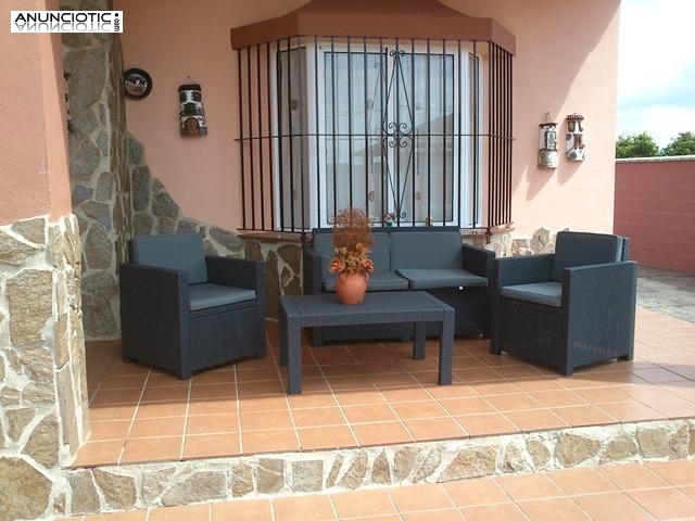 Chalet con piscina en conil