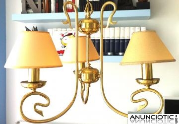 L&aacute;mpara de lat&oacute;n completamente nueva