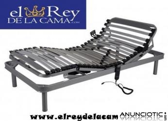 Cama el&eacute;ctrica m&aacute;s colch&oacute;n visco.