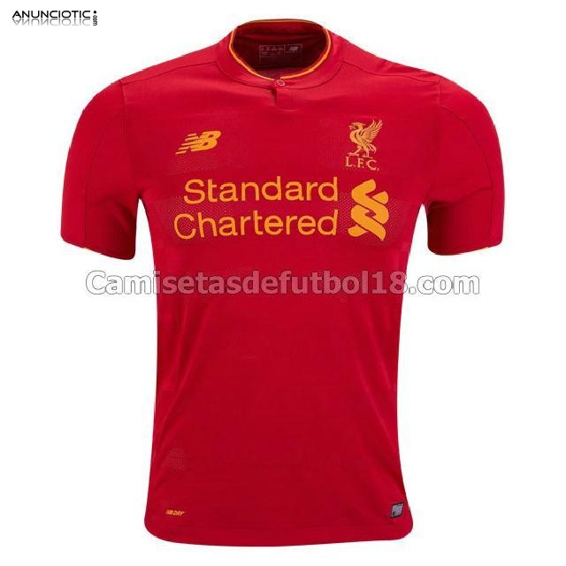 nueva primera equipaci&oacute;n liverpool 2016-2017