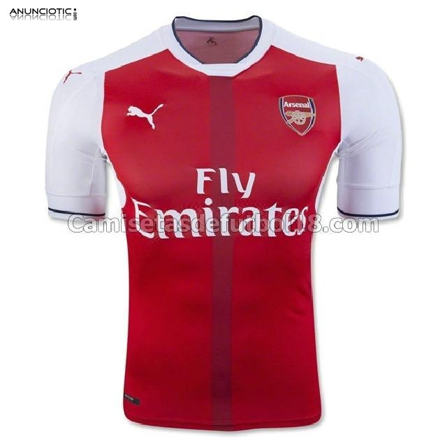 nueva primera equipaci&oacute;n arsenal 2016-2017