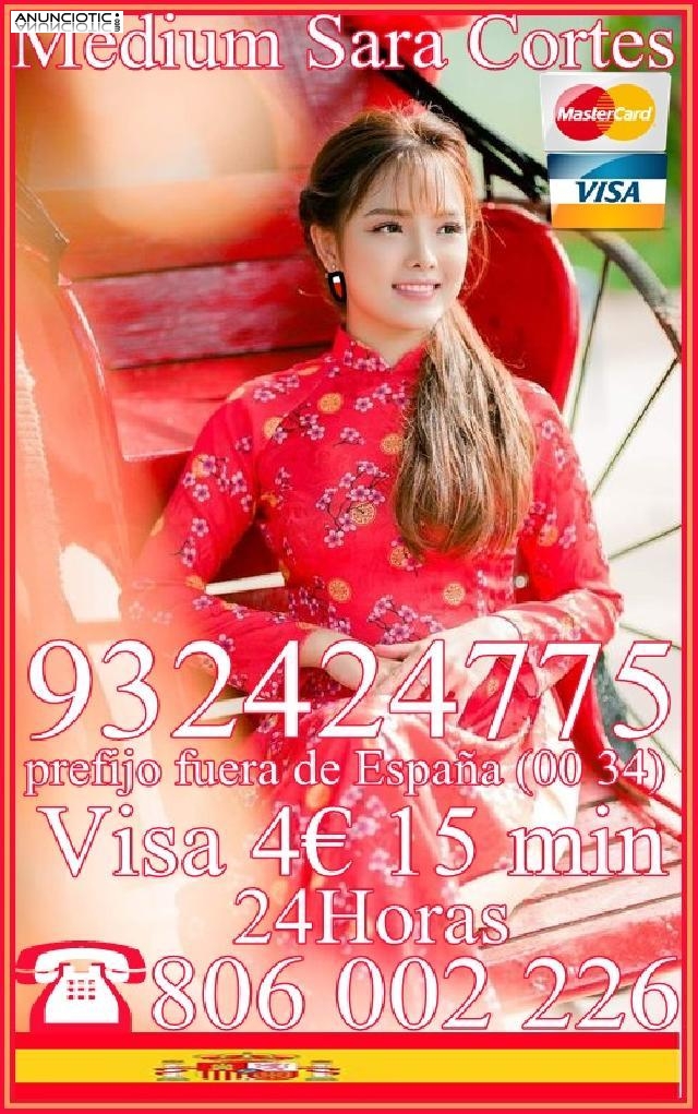 Tarot  Sara Cortes 932 424 775  desde 4� 15 min, 7� 20mts 9� 30mts. 60M 20 