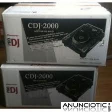 Venta Nueva:2x Pioneer CDJ-2000 Nexus & 1x DJM-2000 Nexus DJ Package.