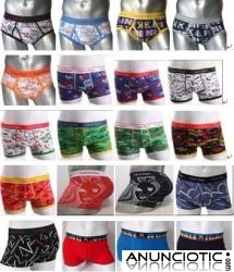  �59 por 10 piezas ck calzoncillos,boxer ck, incluyendo flete	