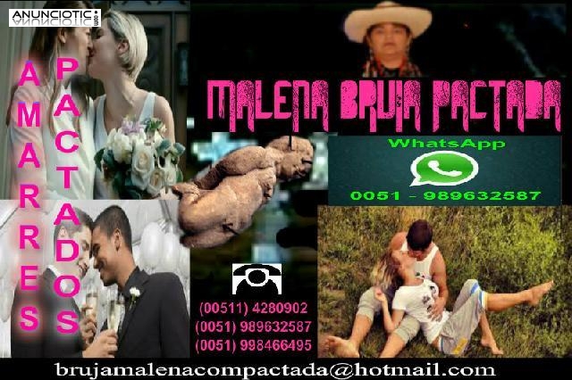 AMARRES TEMPORALES &Uacute;NICOS EN EL MUNDO/BRUJA MALENA