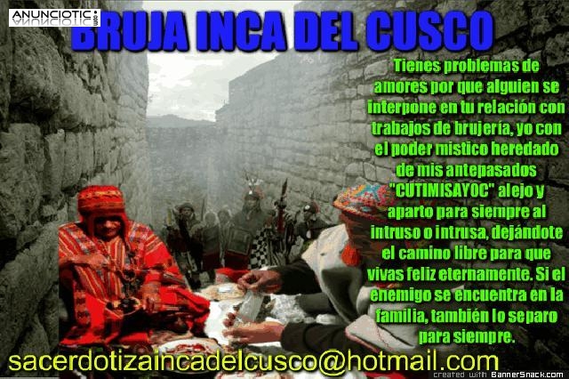 AMARRES A DISTANCIA &Uacute;NICOS EN EL MUNDO BRUJA INCA 