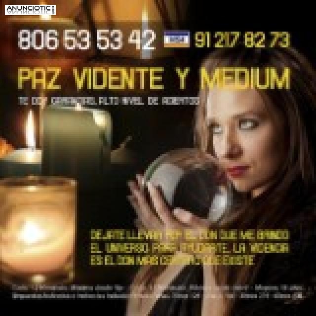 Vidente Paz Lesma, aut&eacute;ntica sentimental. 806 535 342 o 912 178 273