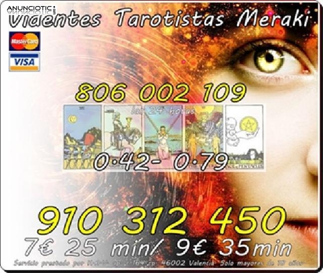 Tarot telef&oacute;nico 4 euros X  15min. 910312450 -806002109