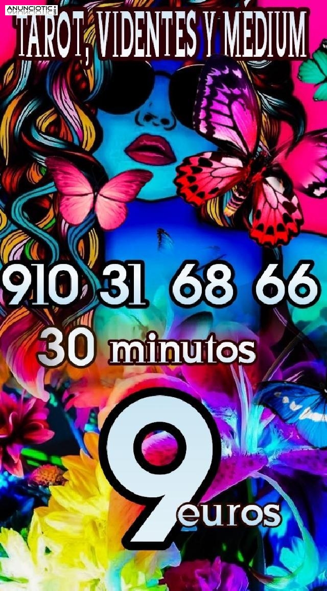 Oferta tarotistas espa&ntilde;oles 30 minutos 9 euros 