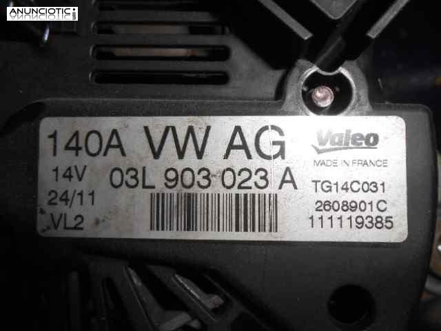 Alternador 3375487 03l903023v audi a3 