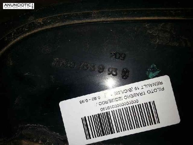 319190 piloto renault 19 (b/c/l53) *