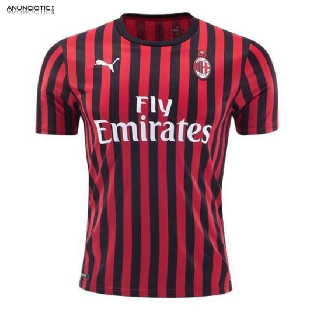 Camisetas de futbol AC Milan baratas 2019 2020