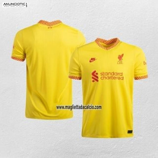 Camiseta de la tercera equipaci&oacute;n del Liverpool 2021-2022
