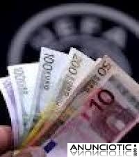 Ofertas de pr&eacute;stamo de dinero entre particulares graves.