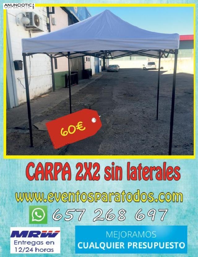 Carpas plegables econ&oacute;micas 2x2