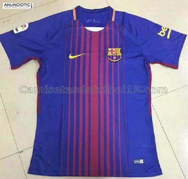 tailandia camiseta barcelona 2017-2018 1&ordf; equipaci&oacute;n